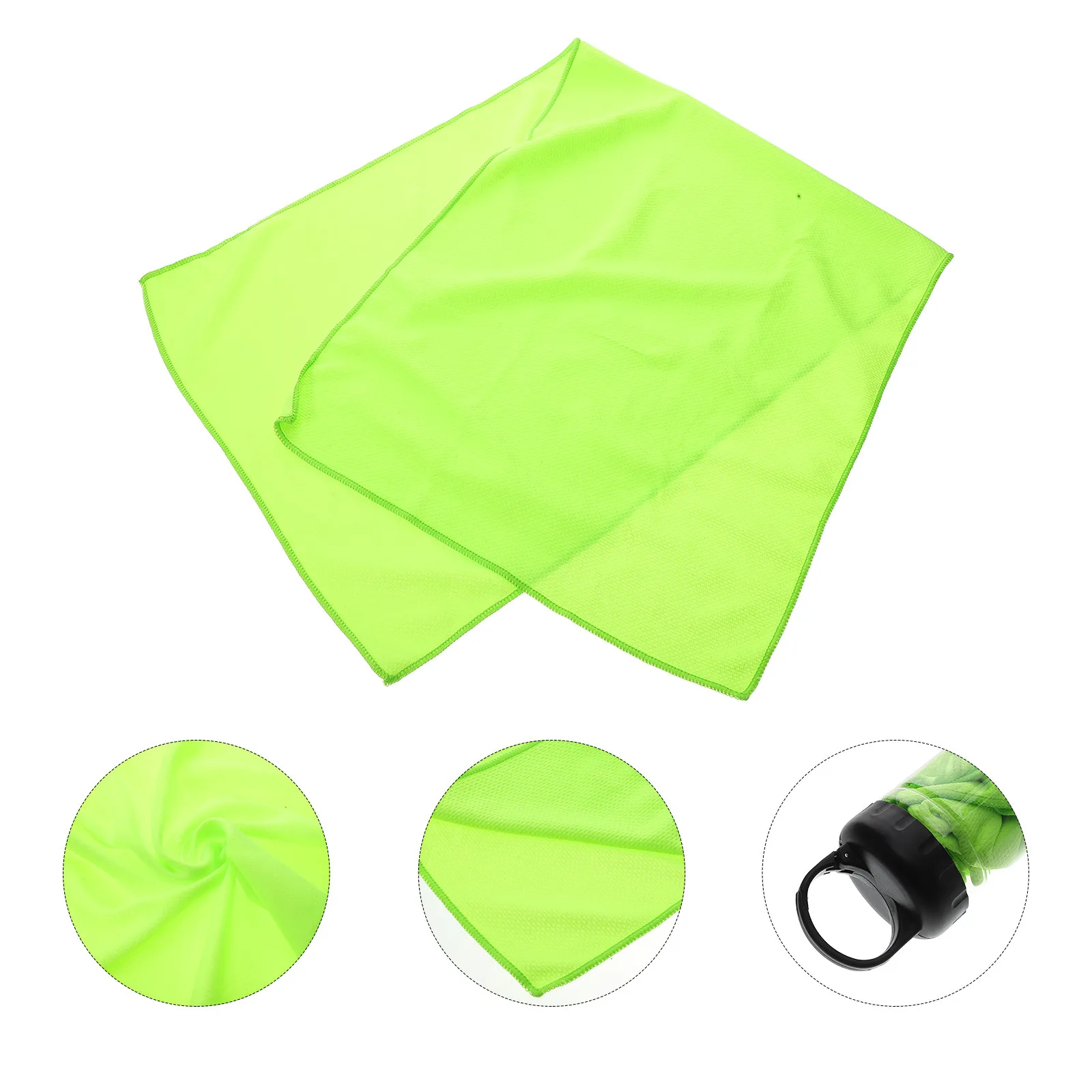 

Ice Cooling Towel Reusable Soft Skin Friendly Quick Dry Sports Towel for Workout Fitness Golf Swimming Hot Weather Portable