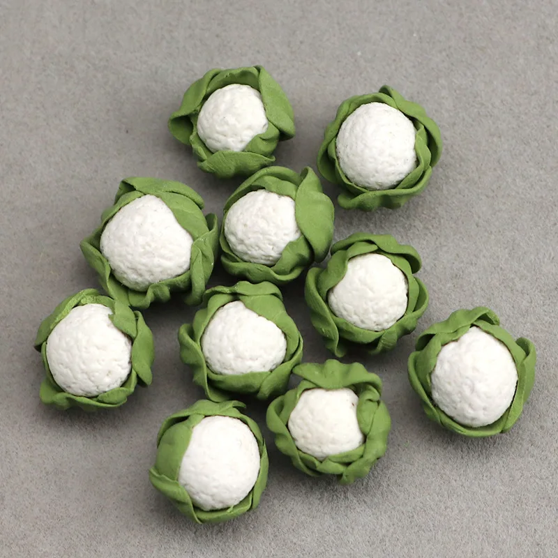 Maison de poupée 1:12, Simulation de Fruits et légumes, accessoires d'ornement, chou, pomme de terre, citrouille, jouets de décoration faits à la main