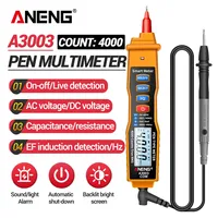 ANENG A3003 Digital Multimeter Pen Type Multi Tester 4000 Counts AC/DC Voltage Ohmmeter Capacitance Hz Handheld Tester Tool