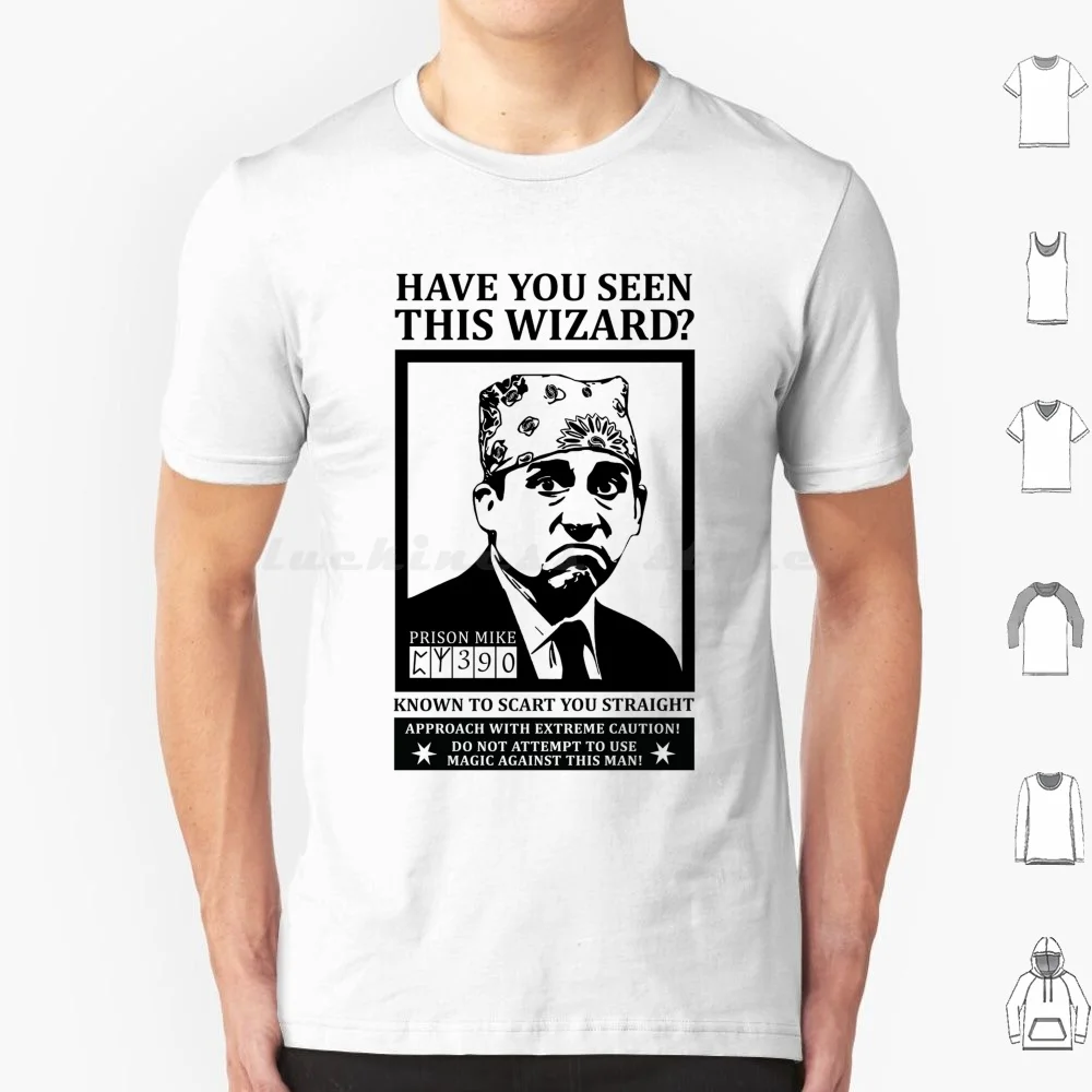 Prison Mike Known To Scart You Straight T Shirt 6Xl Cotton Cool Tee Hermione Granger Draco Malfoy Hufflepuff Ravenclaw Snape