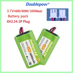 Doublepow 3.7V 18650 Lithium Battery Pack 4400 6000 10500mAh Rechargeable Battery For Fishing LED Light Bluetooth Speaker RC Car