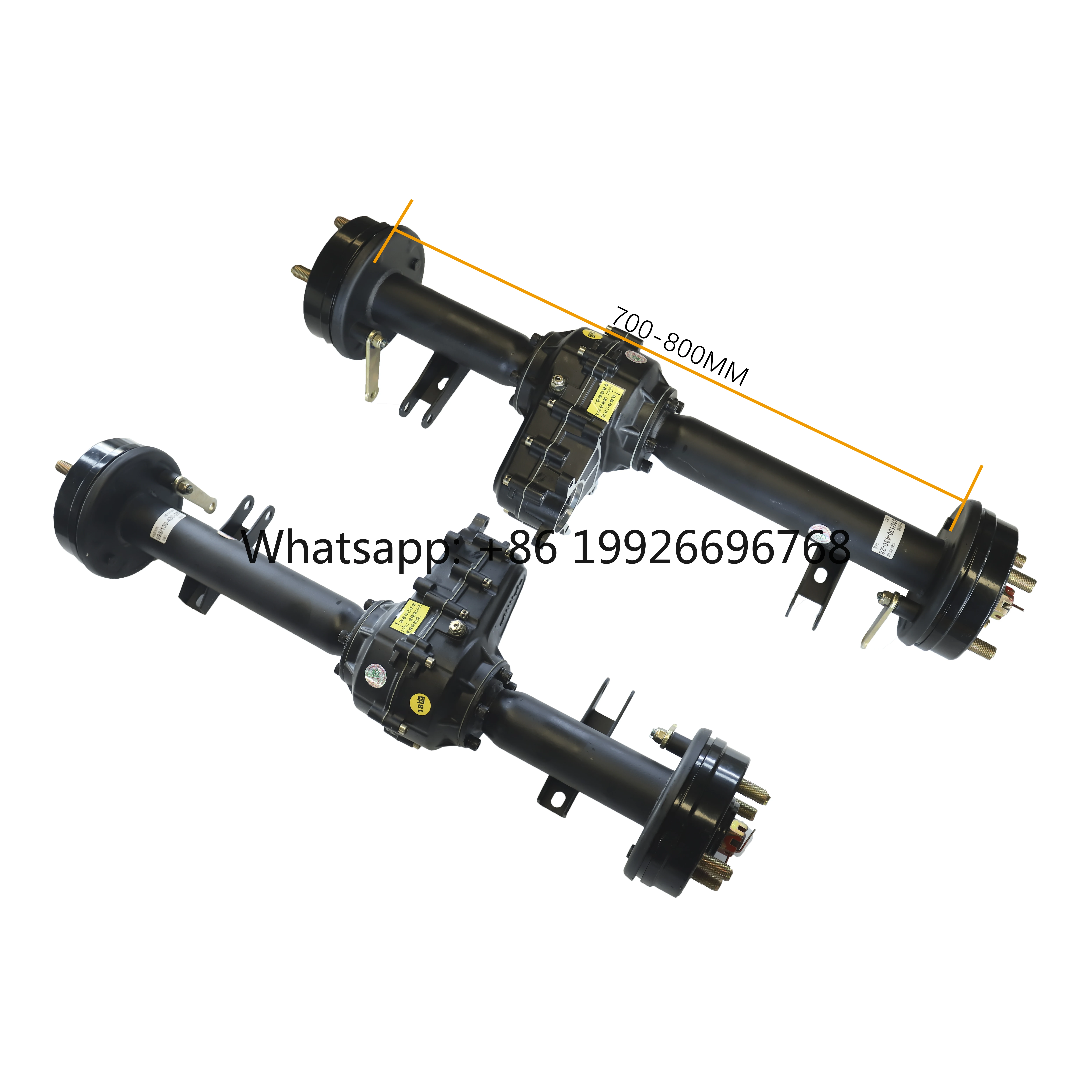 

48v 1000W Brushless Differential Motor Rear Axle Assembly Ev Rear Axle Conversion Kit for Car