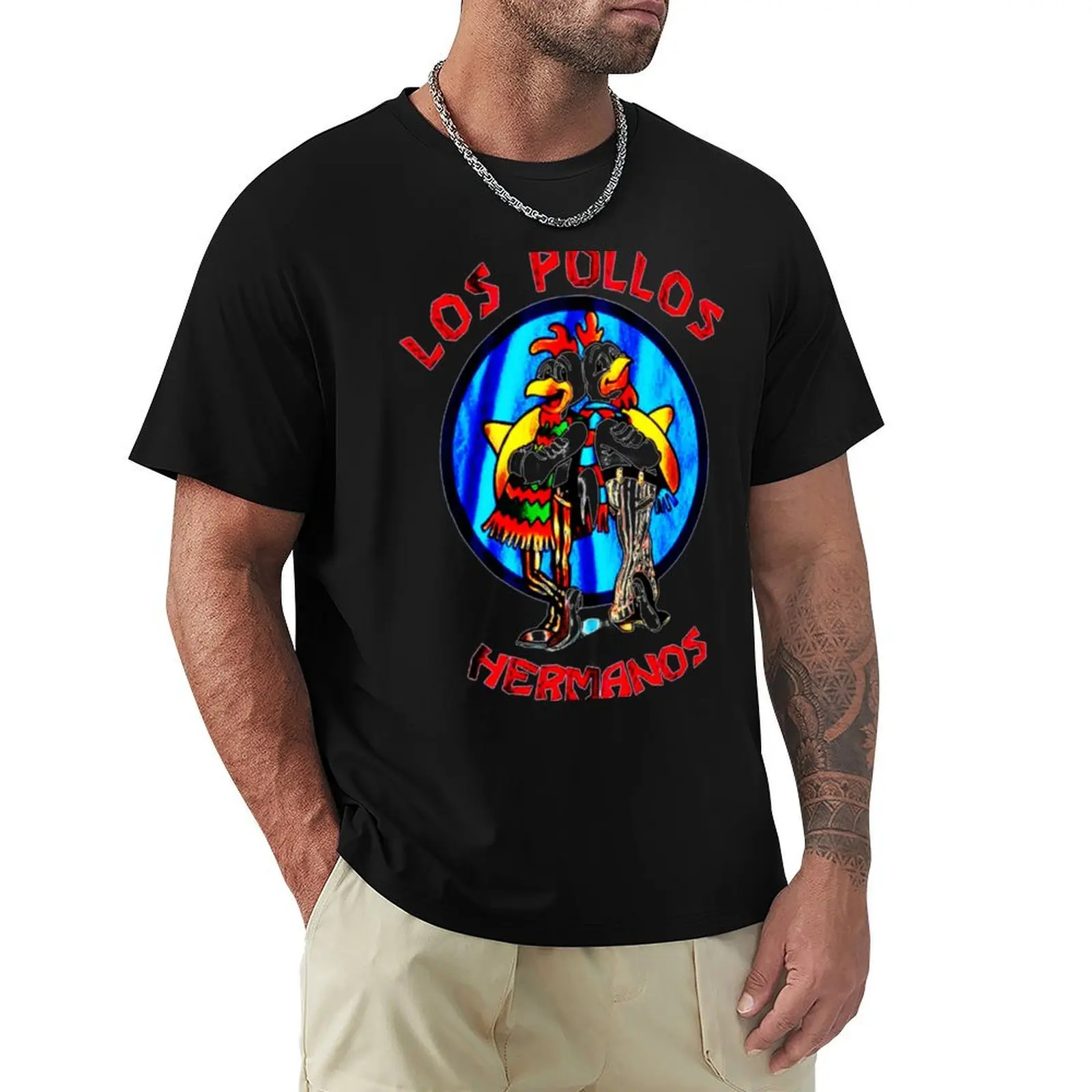 Los Pollos Hermanos T-Shirt Casual Loose Daily Wear T-Shirt