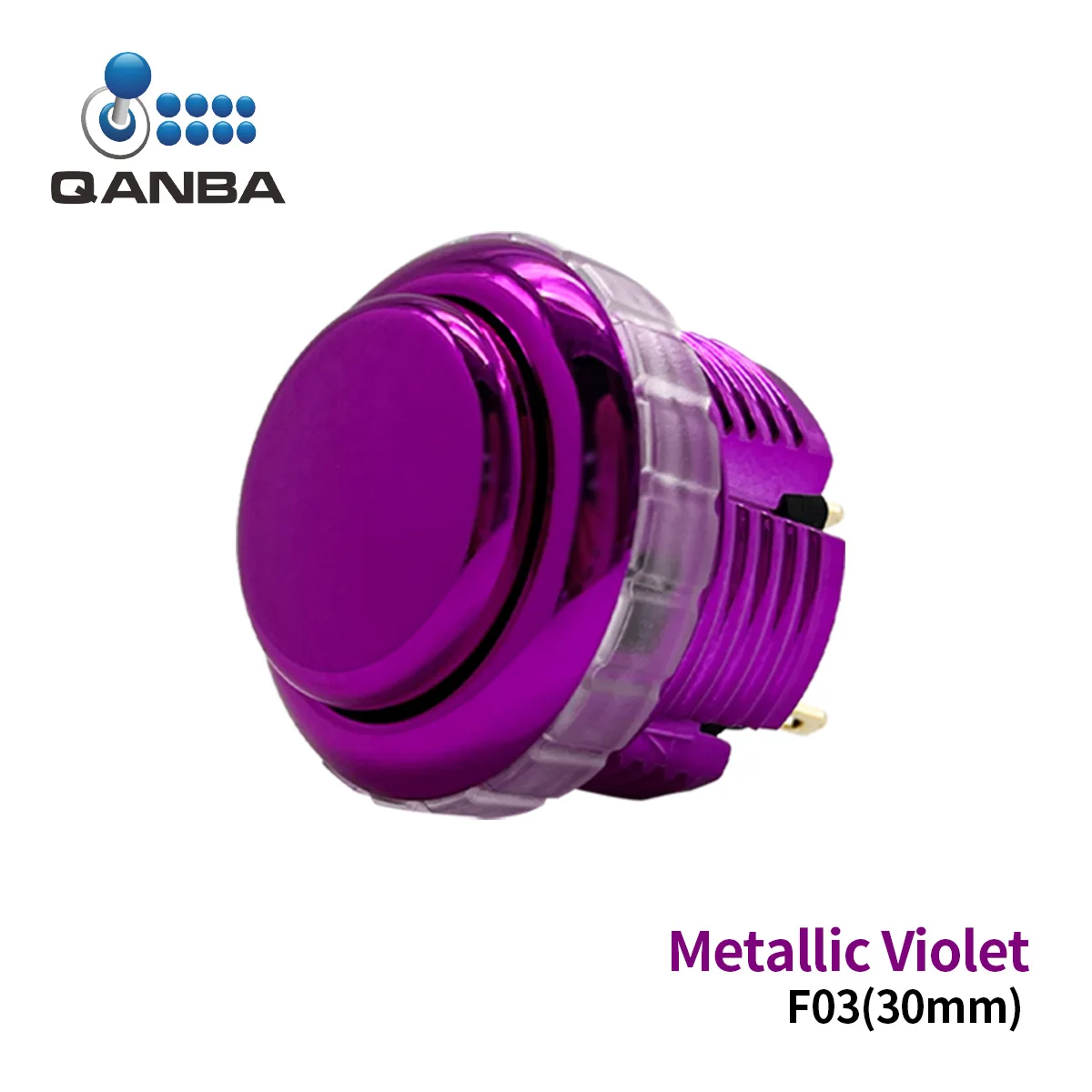 QANBA Gravity LX Arcade Buttons Metallic Color 30mm Mechanical Pushbutton Switch Arcade Stick Accessory DIY Parts image 3