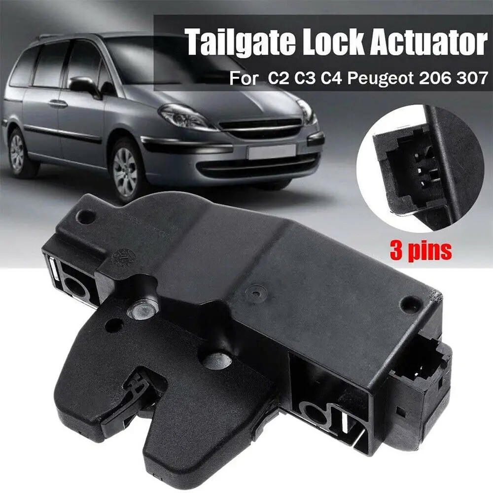 

1pc Car Tailgate Boot Lock Central Actuator For Citroen C2 C3 C4 Peugeot 206 307 407 OEM9657614780 Car Accessories