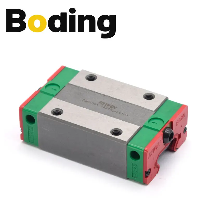 Boding Hiwin Linear Guide Slider Block EGH15CA EGH20CA EGH25CA EGH30CA EGH35CA  Grease Nipple Linear Rail Bearing For CNC Router