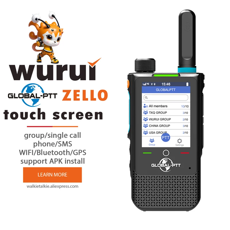 Smartphone android global-ptt MXpro walkie talkie radio mobile Cell phone zello long range Portable poc touch screen wifi GPS