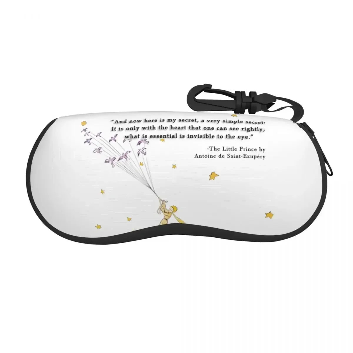 The Little Prince Sunglasses Soft Case Neoprene Zipper Fairy Tale Fiction France Shell Eyeglass Case Protective Box For Glasses