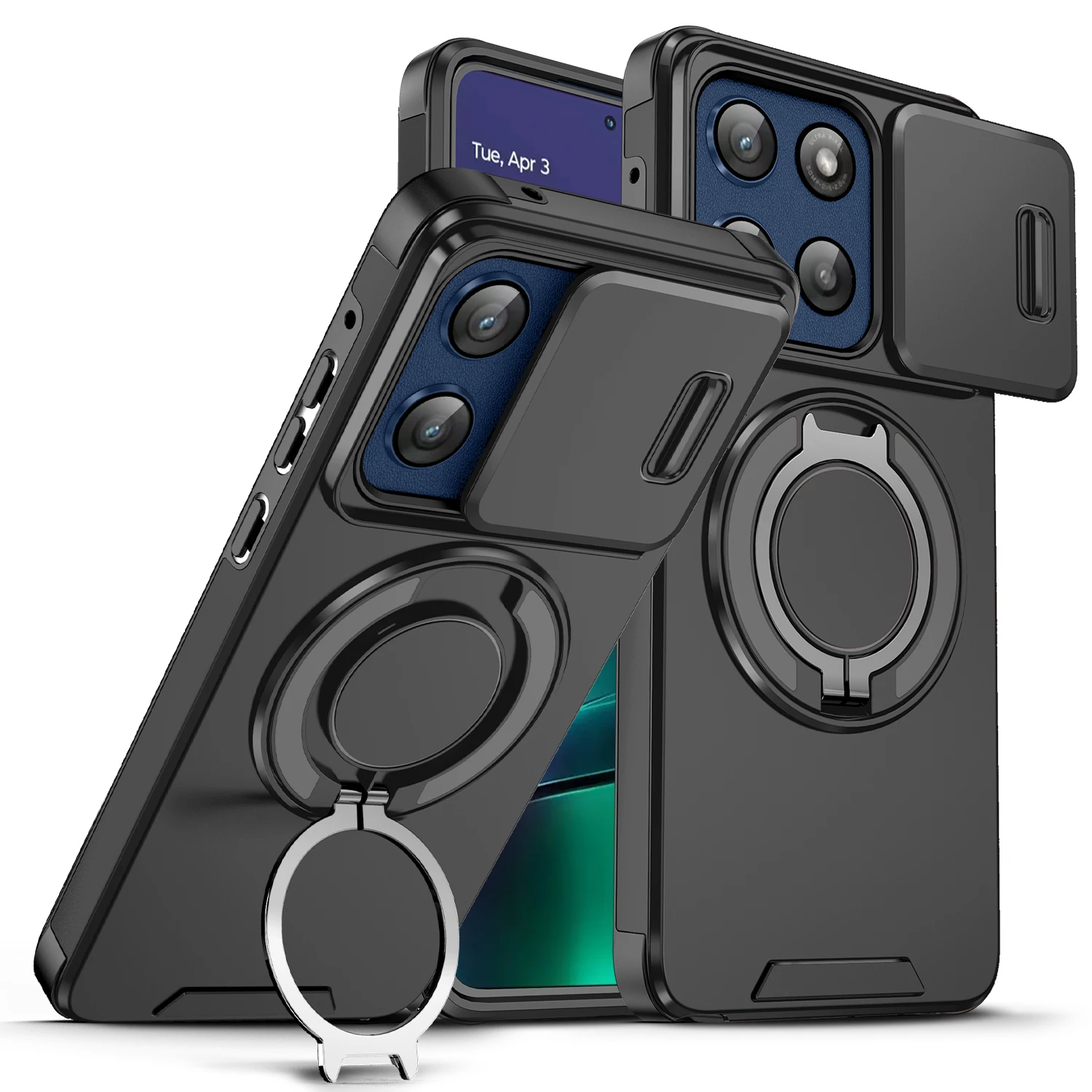 

For Honor 200 Smart Case Honor X7c Cover Honor 200Smart Magnetic Ring Armor Slide Camera Lens Case Magsafe Wireless Charge Cover