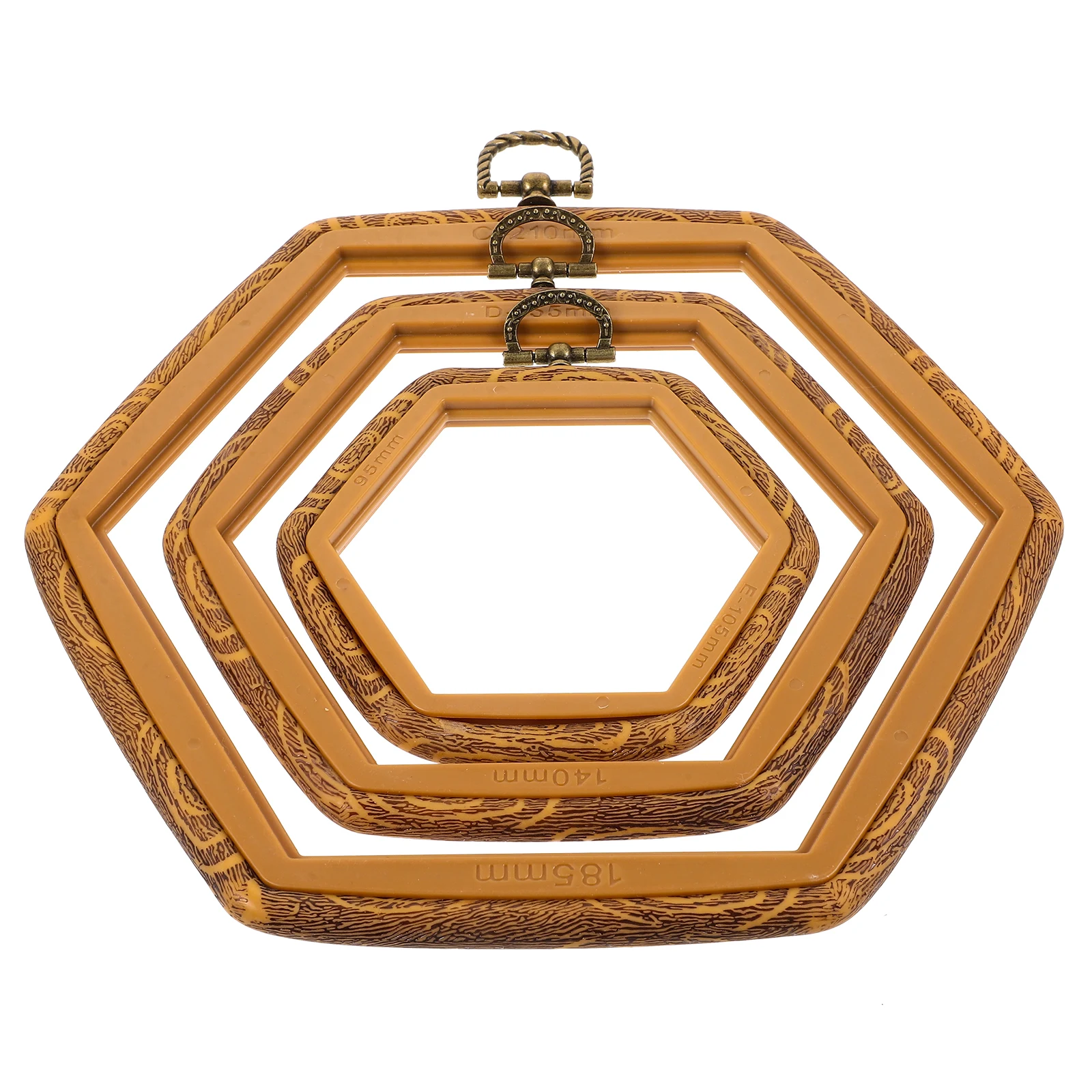 

3 Pcs 18 5x21cm 15 5x14cm 9 5x10 5cm Vintage Cross Stitch Hoop For Embroidery Frames for Embroidery Frame Hoop DIY Projects