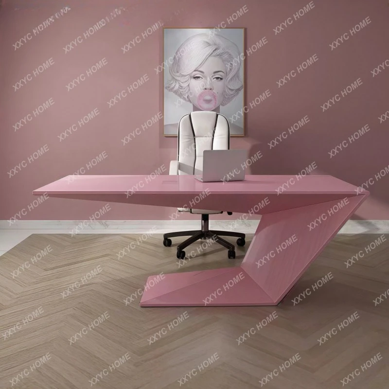 A Modern simple paint desk office boss table president table household