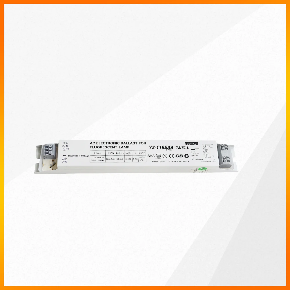 

AC ELECTRONIC BALLAST FOR FLUORESCENT LAMP YZ-118EAA YZ-318EAA YZ-136EAA YZ-236EAA For Philips 3AAA Lamp Tube