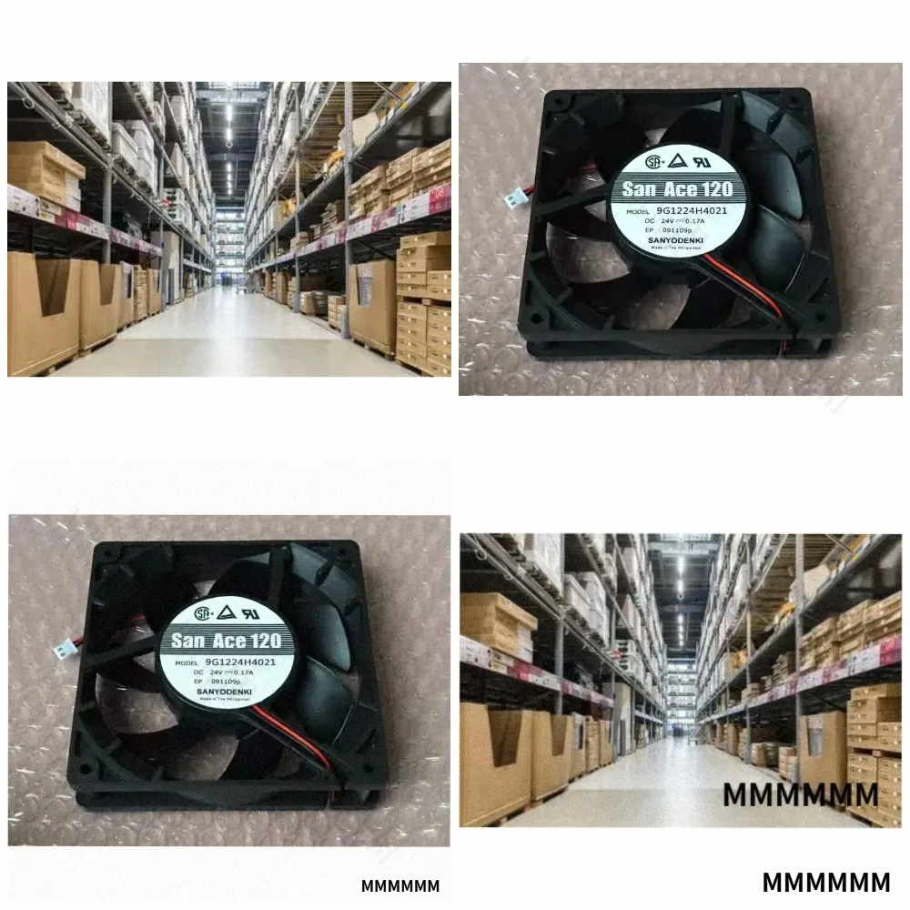 TT Sanyo 9G1224H4021 12025 24V 0.17A 12CM 2-pin inverter cooling fan