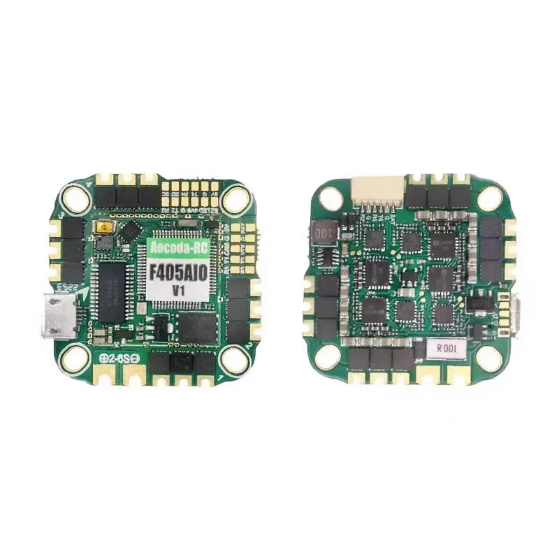 

Контроллер полета Aocoda-RC F405AIOV1, электронный регулятор скорости, измеритель тока 40A 2-6S FPV Дрон