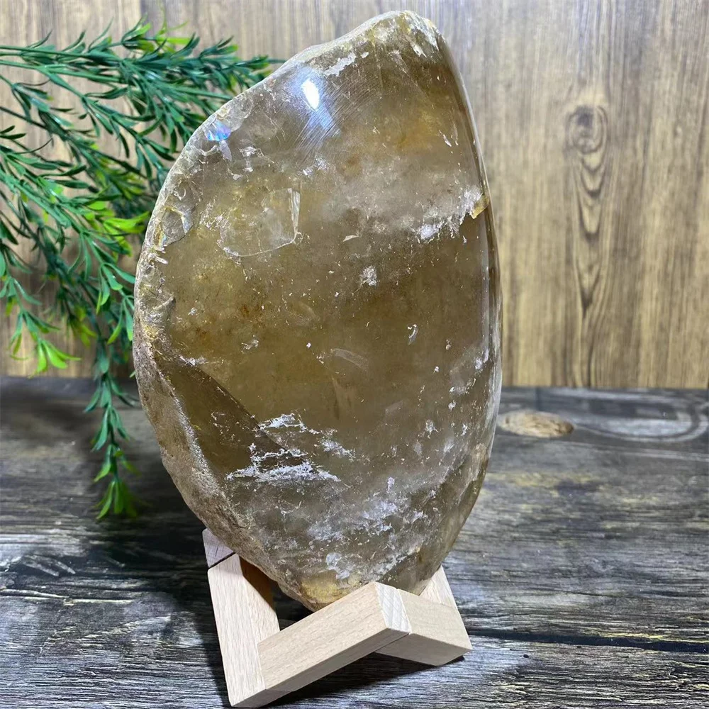 Crystal Natural Stone Quartz Smokey Specimen Polishing Polished Raw Healing Gemstones Geode Witchcraft Minerals  Home Decoration