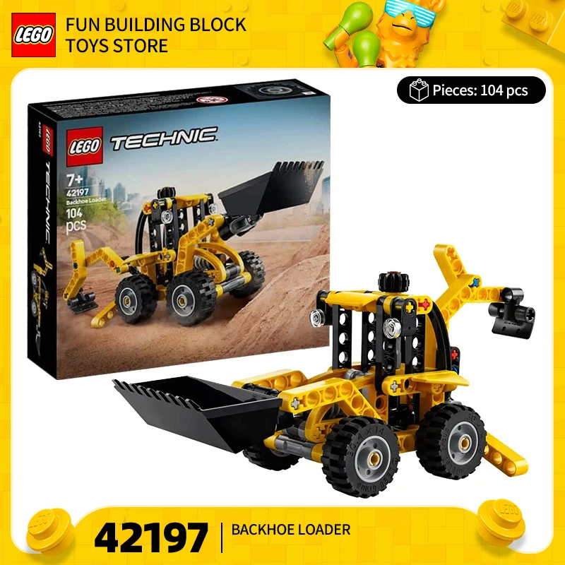 

LEGO Mechanical Group 42197 Large Excavator Loader, Children's Puzzle Building Blocks, Boys' Toy Gift