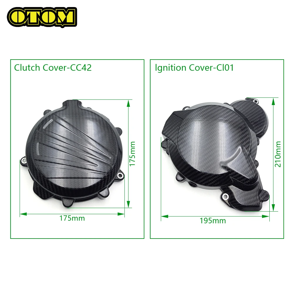 Motorcycle For HENGJIAN KTM HUSQVARNA GASGAS Clutch Ignition Exhaust Guard Protection Cover Z300 EXC TE MC EC Two-Stroke Engine