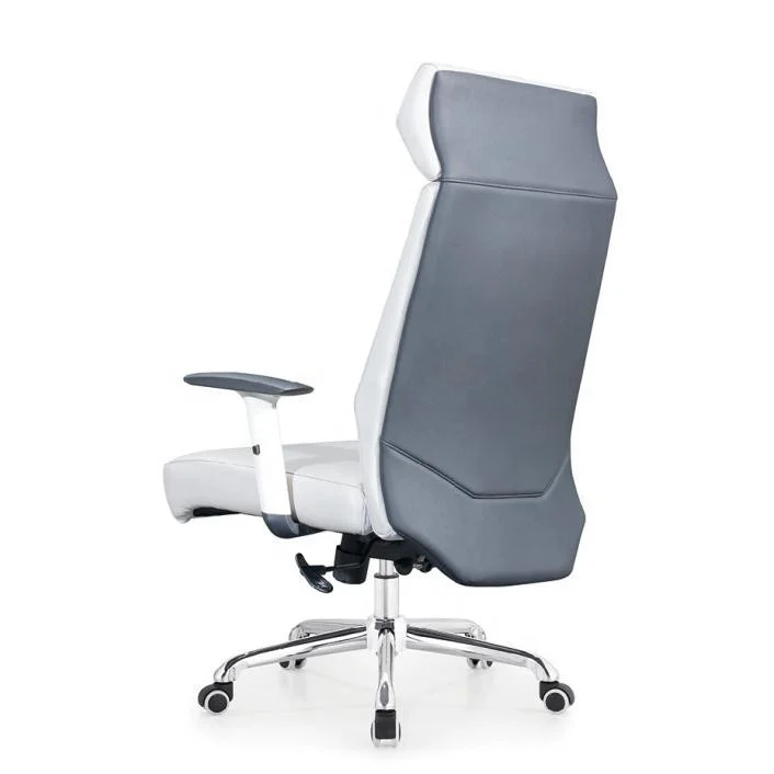 

✗x New Design Modern Pu Executive Office Chair Leather Wood Ergonomic Desk Chair Adjustable Computer Chair&