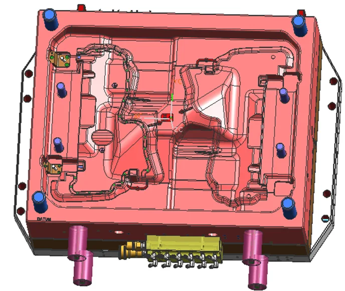 Low temperature low pressure PCB Coil Connector Sensor LED components over molding  mold manufacture