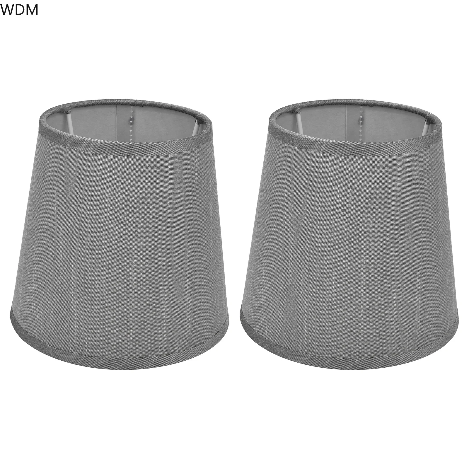 

2Pcs Indoor Lamp Shade European Style Fabric Lampshade Lamps Holder for E14 Chandelier Table Lamp Floor Lamp for Bedrooms Halls