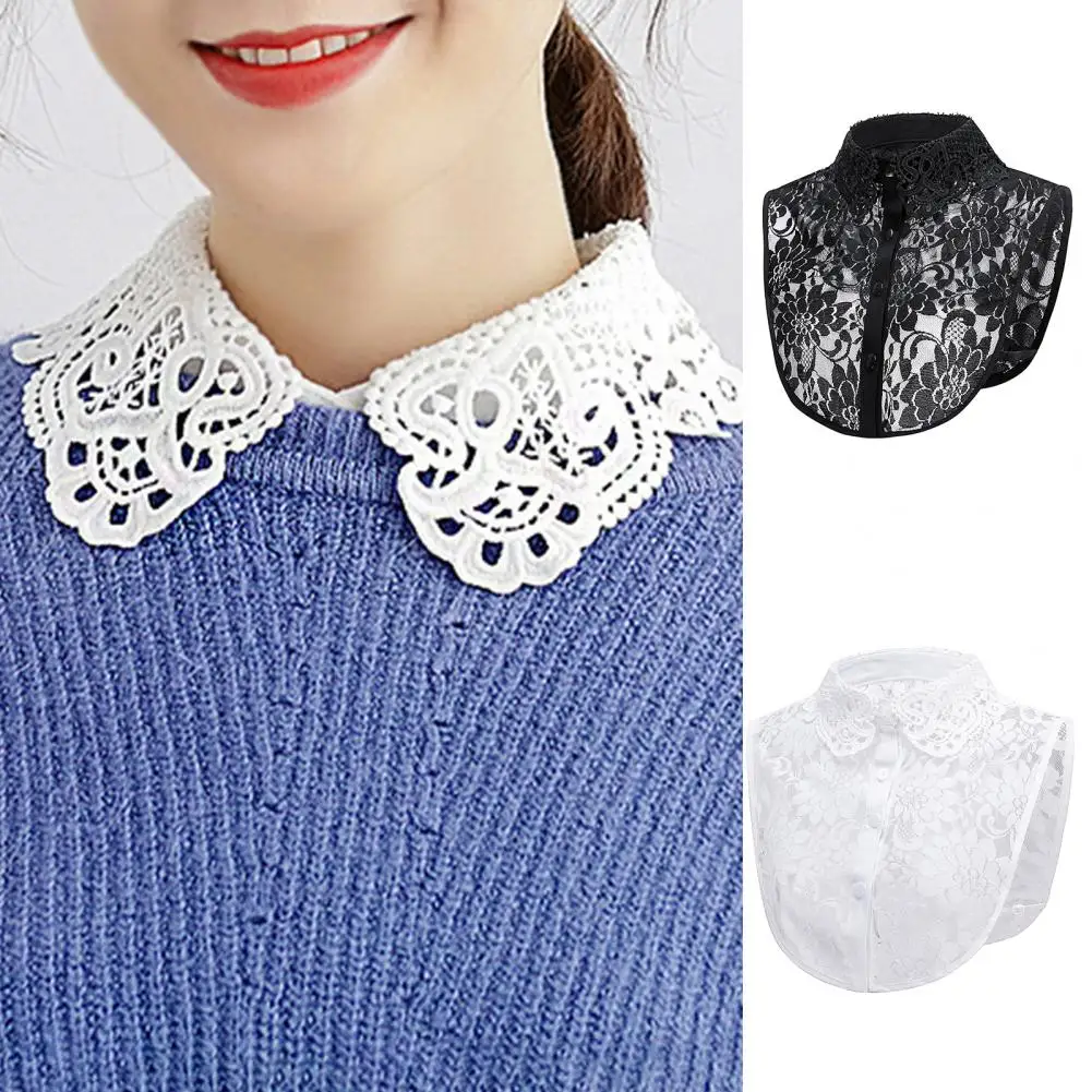 

Match Clothes Decorative Soft Adjustable Strap Fake Collar for Daily Life