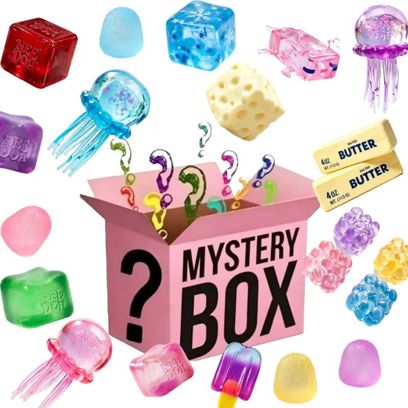 Mystery Box Blind Bag - 홀리데이 스퀴시 미스터리 블라인드 박스, 랜덤