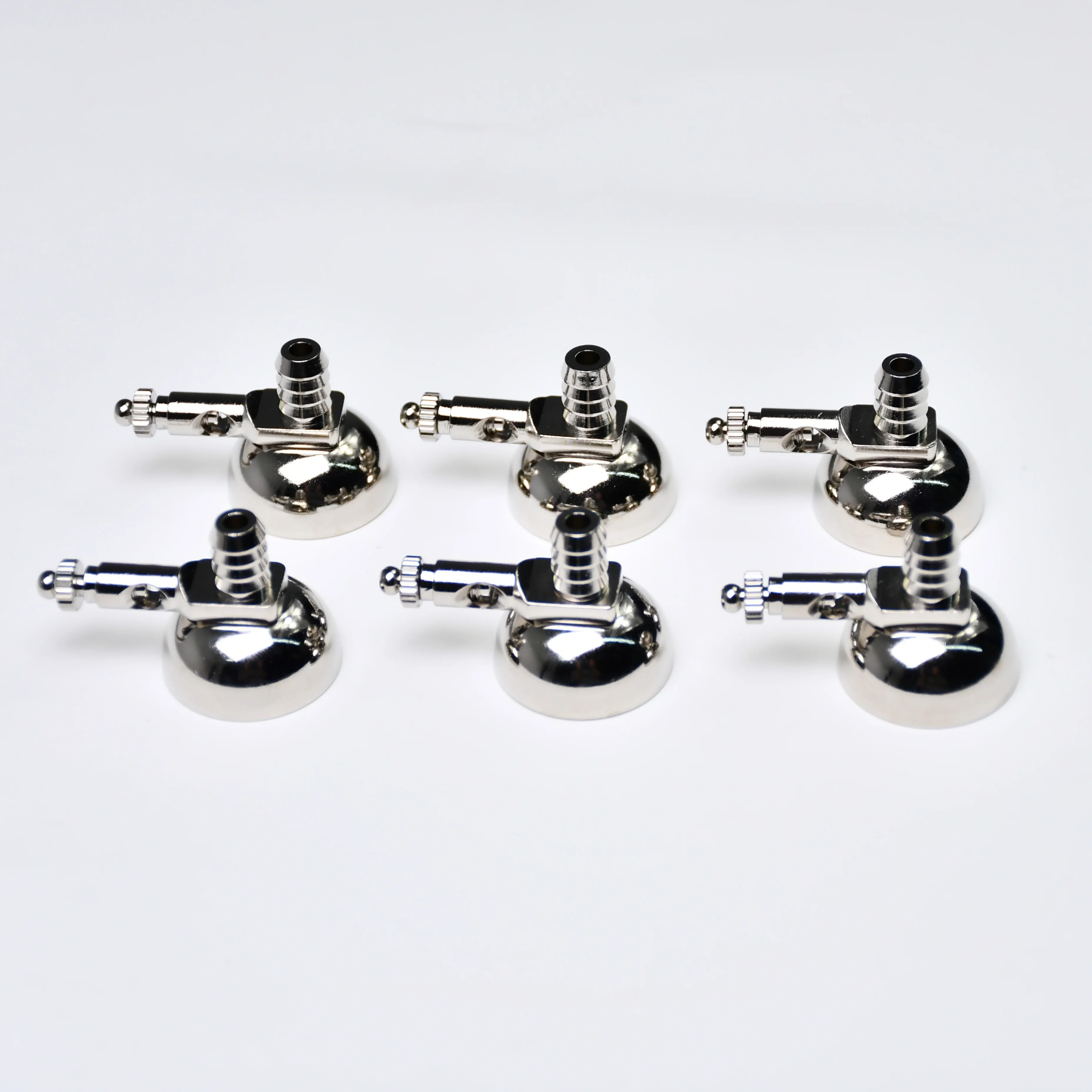 Części metalowe EKG: ssawka, miedź, AgCl, podstawa kulkowa, 6 sztuk w zestawie, pakowane.