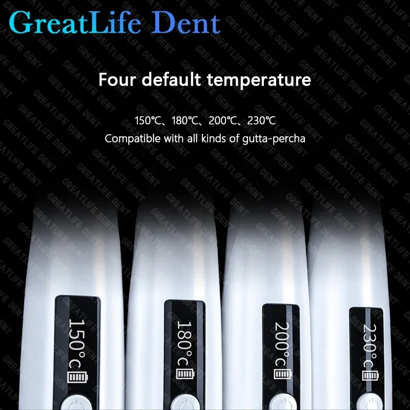 GreatLife Dent Dental Endodontic Obturation System Smart Fill-P/G 150 180 200 230℃ Heated Pen Wireless Filling Endo Instrument