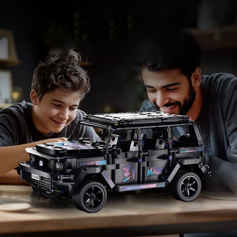 Tecnico 1:14 RC Nero Fuoristrada Veicolo Building Block MOC Elettrico RC Modello di Costruzione Mattoni Auto Giocattoli Regalo per Bambini Adulti