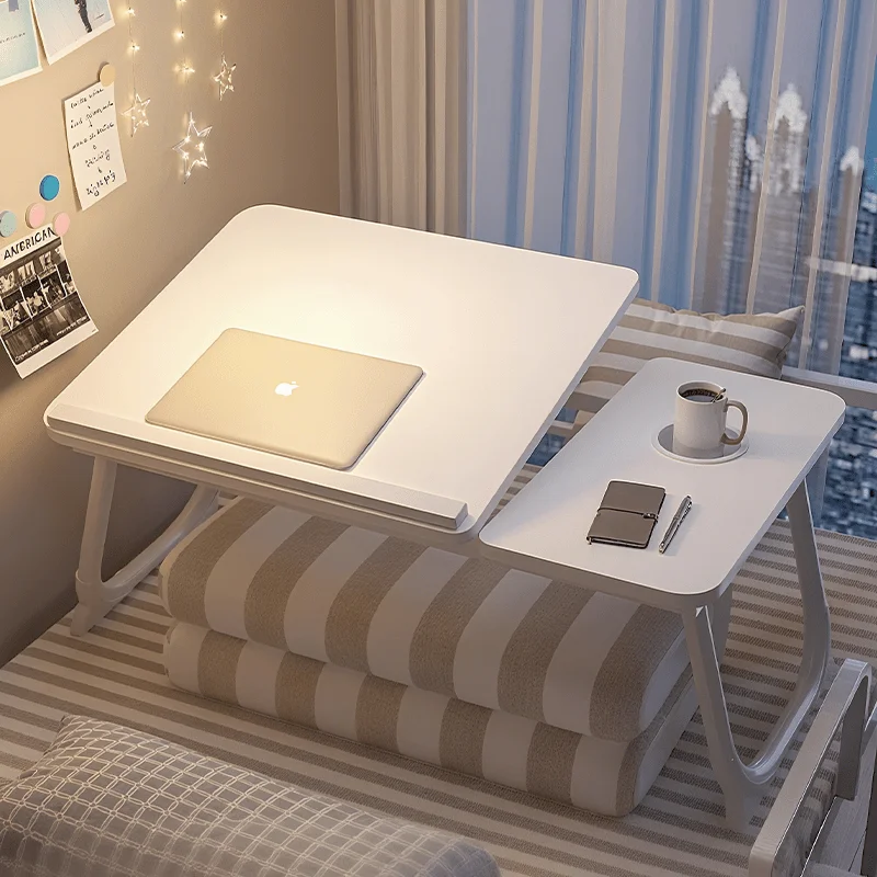 

Multifunctional Folding Desk, Laptop Desk, Student Desk, Portable & Mobile, for Bedroom, Living Room, Sofa,
