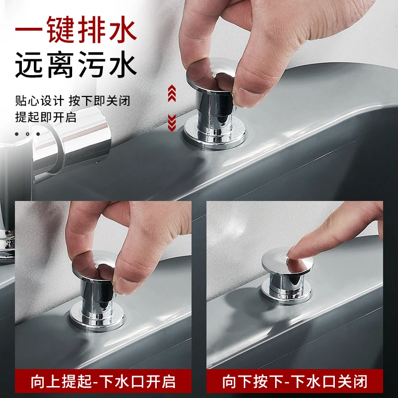 صنبور حوض المطبخ للخضروات، حوض الخضار، حوض واحد كبير، مجموعة سلة تصريف حوض الأطباق المنزلية مع حوض قوس