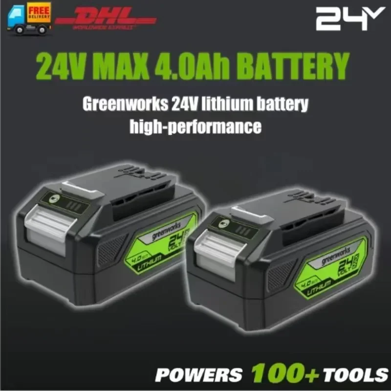 brand new For Greenworks battery 24V 4.0Ah real capacity lithium-ion rechargeable battery (Greenworks Battery)