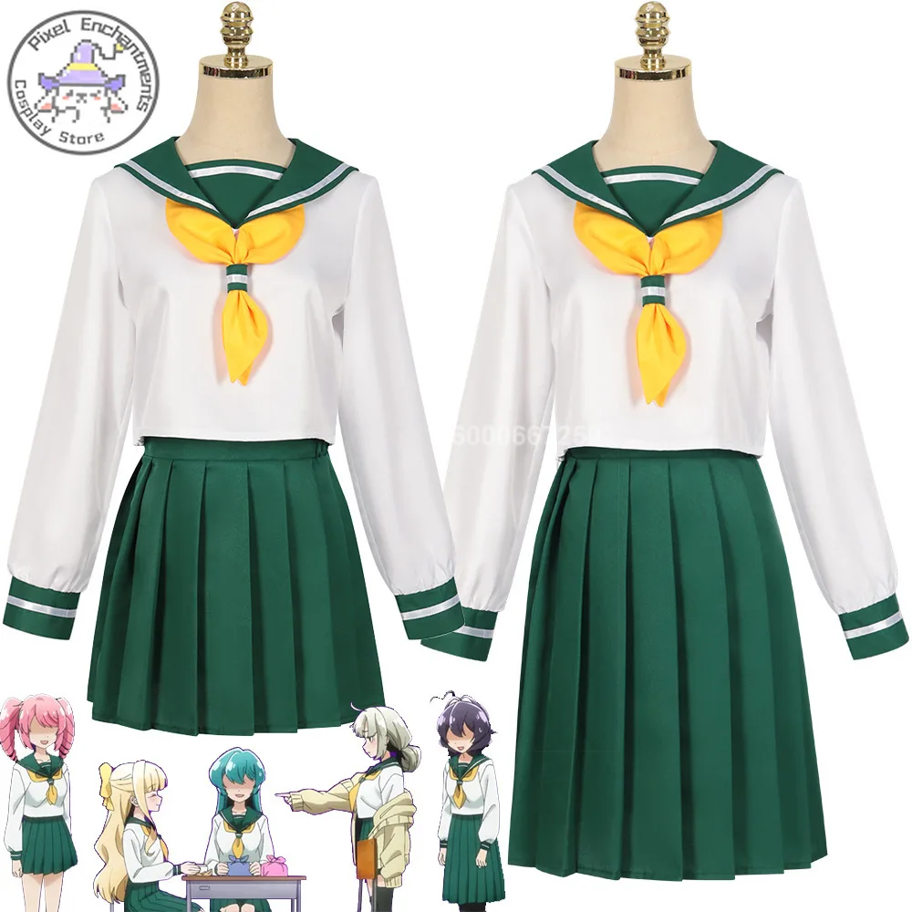 

Gushing Over Magical Girls Anime Hanabishi Haruka Cosplay Costume Wig Araga Kiwi Hiiragi Utena JK Sailor Uniform Mahou Shoujo