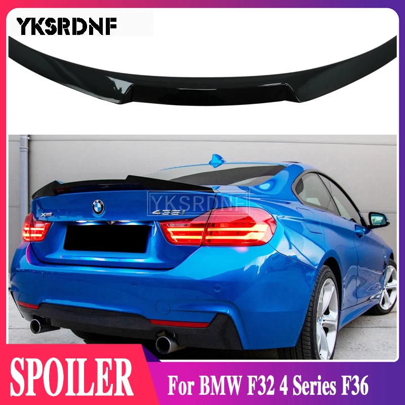 For Bmw F32 M4 Style Rear Spoiler 4 Series 420i 420d 430i 430d M440i M440d 2-Door Coupe Bodykits Rear Trunk Tail Wing 2014-2020