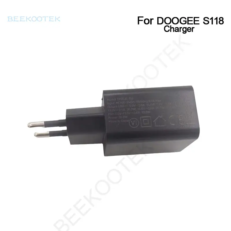 New Original DOOGEE S118 Charger Official Charging Adapter USB Type-C Data Line Cable Accessories For DOOGEE S118 Smart Phone - 2
