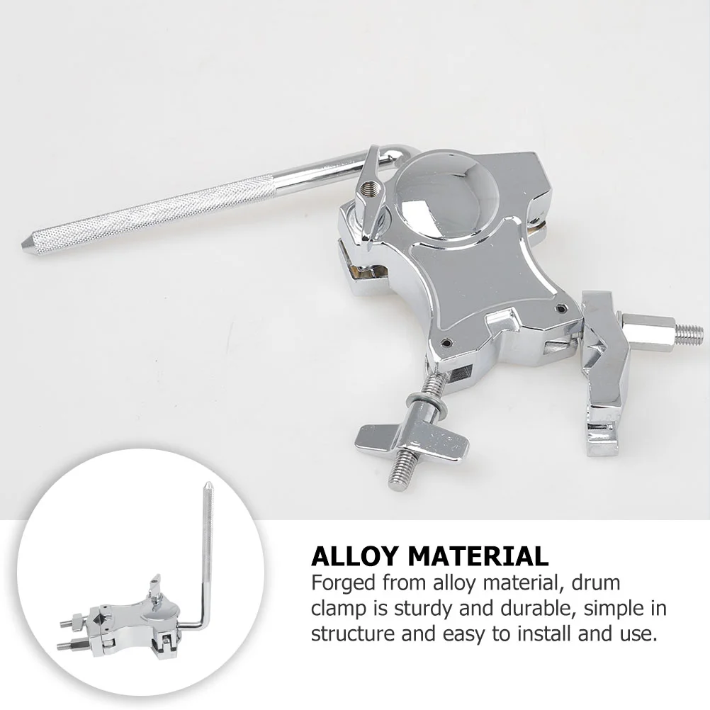 Drum Alloy Clamp Latin Affordable Percussion Expansion Parts Versatile Accessories