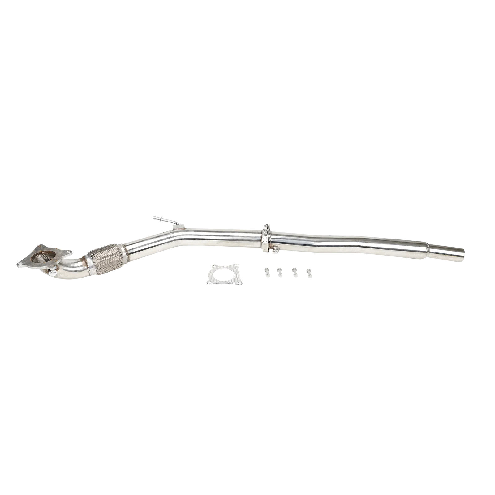 Turbo Catless Downpipe Exhaust For MK5 MK6 VW GOLF GTI JETTA 3'' Audi A3 2.0T DECAT