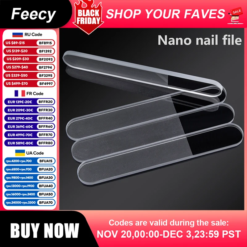 

10 шт., нано-стеклянные пилочки для ногтей, буферные кристаллы, прозрачные шлифовальные, полирующие, шлифовальные блоки для ногтей, прочная пилочка для педикюра, инструмент для дизайна ногтей