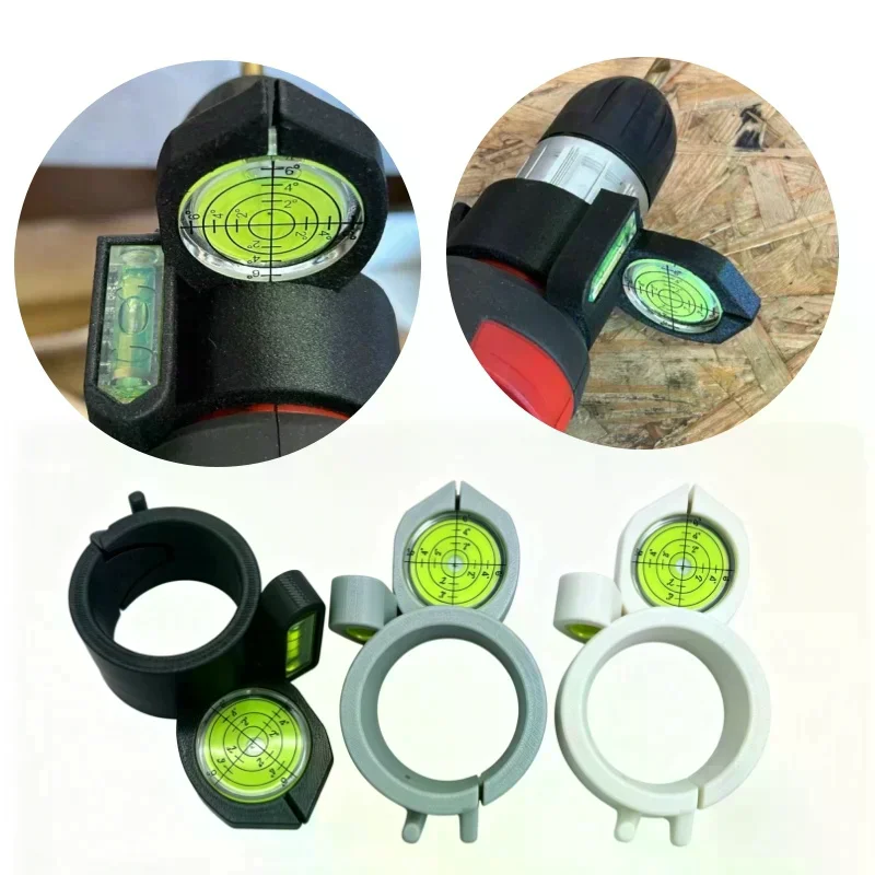 1Pcs Electric Drill Leveling Assistant Tools Drill Level Tool Hole Drilling Precision Guide For Wall Decor Photo Frame Pipeline