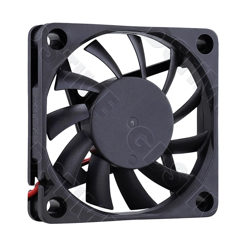 Wentylator Gdstime 60mm 24V 12V Chłodzenie 60x60x10MM Wentylator do Obudowy PC 6010 Podwójne Łożysko Kulkowe Wentylator USB 5V do Chłodzenia Komputera, CPU, GPU — zdjęcie produktu 3