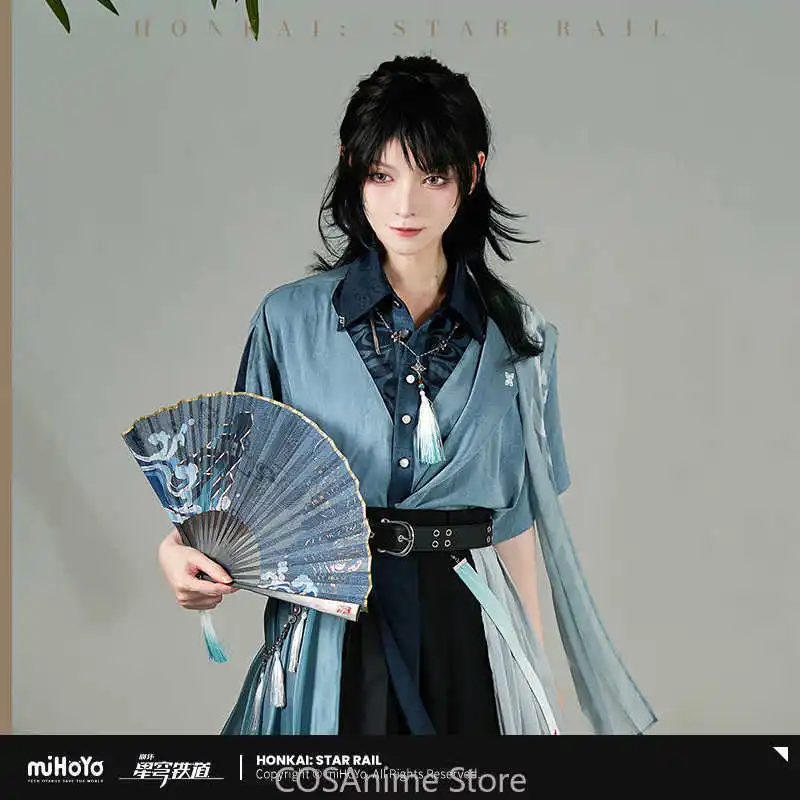 

Mihoyo Honkai Star Rail Original Feixiao Short-sleeved Shirt Game Summer Cosplay Costume Anime Halloween Xmas Gift Role Play