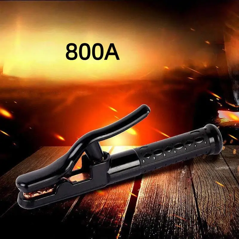 Welding Electrode Holder 1Pcs 800-1000A Pure Copper Forged Heat Insulation Handle for Industrial Welder Equipment