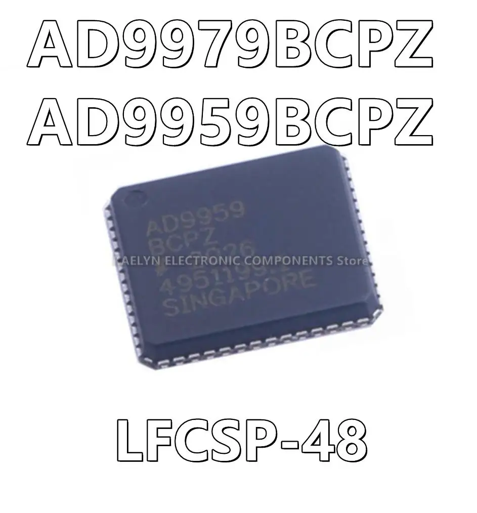 2Pcs/lot AD9979BCPZ AD9979BCP AD9979 AD9959BCP AFE 14B 65 MSPS AFE Direct Digital Syntheses CCD Signal Processor LFCSP-48