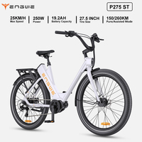 ENGWE P275 ST Adult Electric Bike 250W Electrical Road Bicycle 36V 19.2Ah E-bike 27.5\