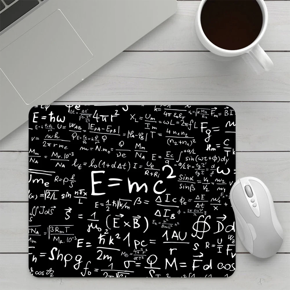 Fórmula De Matemática Geométrica Pequeno Gaming Mouse Pad, Computador Mousepad, PC Gamer, Laptop, Escritório, Tapete De Teclado, Desk Pad