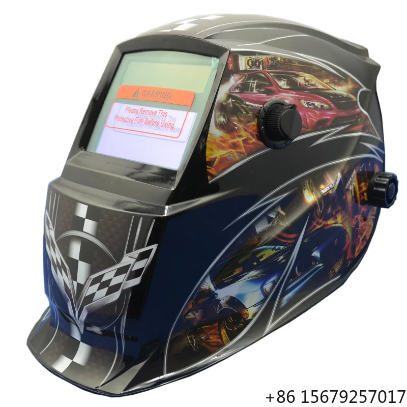 TRQ Best Auto-Darkening Welding Helmet Solar Lithium Battery ANSI CE ISO9001 Certified Optical Class 1/1/1/2 1-Year Warranty