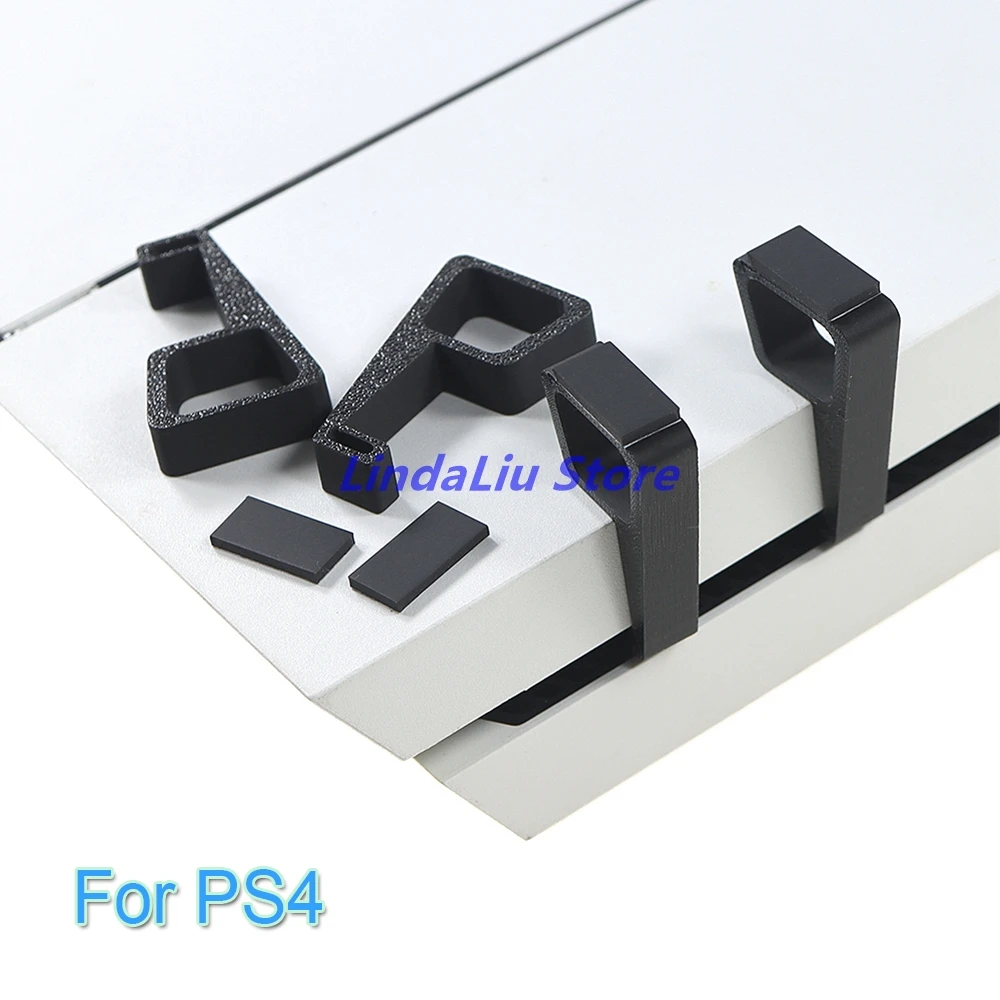 

10Sets For PS4 Cooling Horizontal Holder Feet Stand Game Machine Cooling Legs Bracket For PS4 Slim Pro Accessories