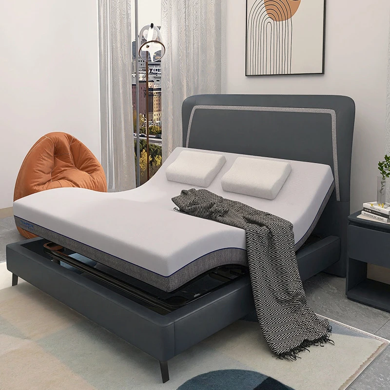 

!@Modern Bedroom Furniture Electric Bed Base Remote Control Customize Size Adjustable Bed Frame