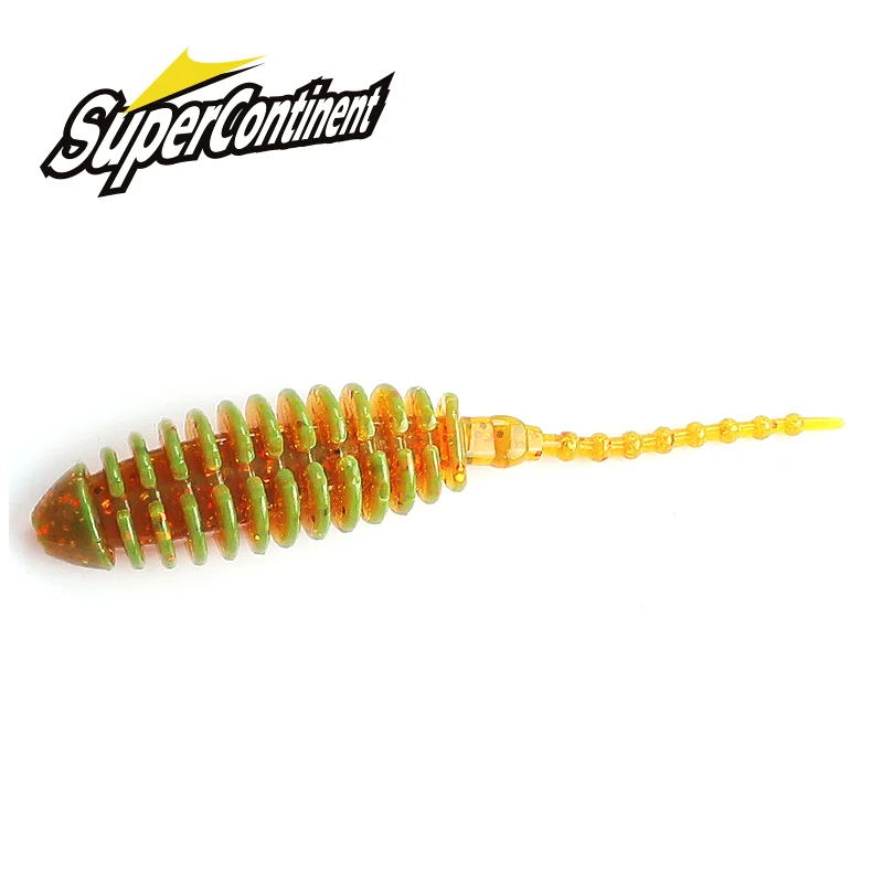 2023 new Supercontinent CHORO tanta Small soft bait tail 50mm Artificial Pesca Leurre Souple Fishing Lures