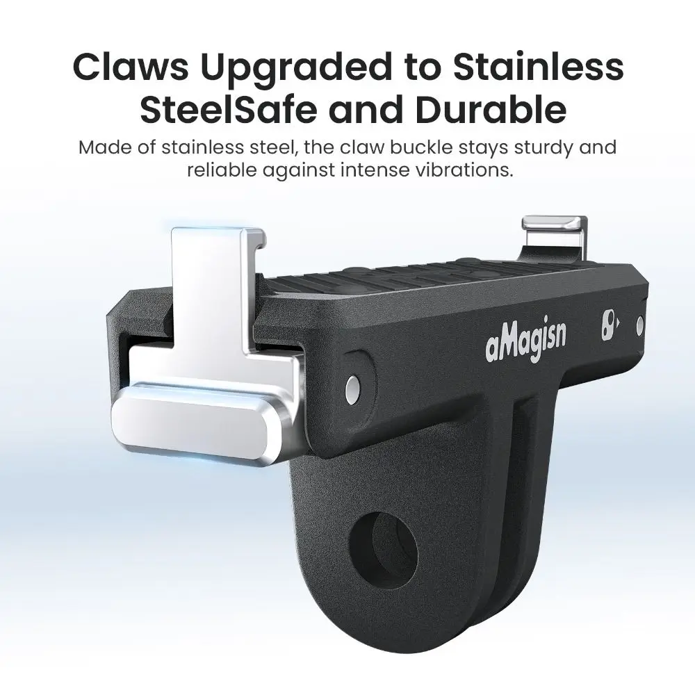 

Quick Release Magnetic Mount Adapter ABS Lightweight Mount Bracket Durable Base Adapter for Insta360 Go Ultra